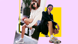 You Have To Check Out Sarah Lahbati's Collection Of Designer Sneakers