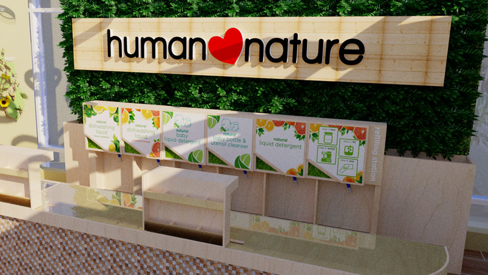 Human Nature Opens Refilling Stations For Home Care Products