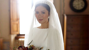 Here's The Exact Bridal Gown Camille Co Wore On Her Wedding Day