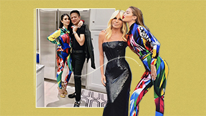 We Spotted Heart Evangelista And Gigi Hadid Twinning In Versace