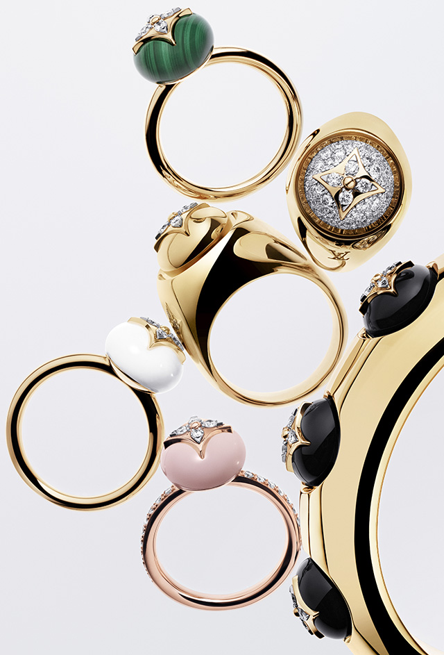 Louis Vuitton uses pink gold in iconic jewellery collections