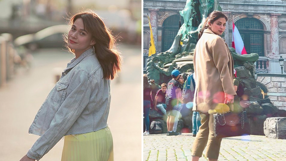 You Have To See Bea Alonzo And Angel Locsin's Chic Belgium Ootds