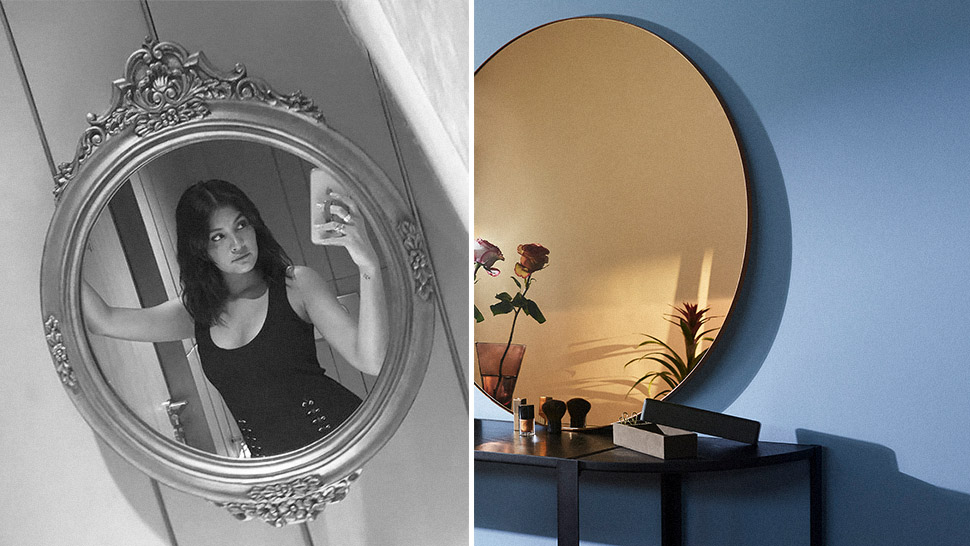This Round Mirror Is What You Need To Elevate Your Instagram Selfies