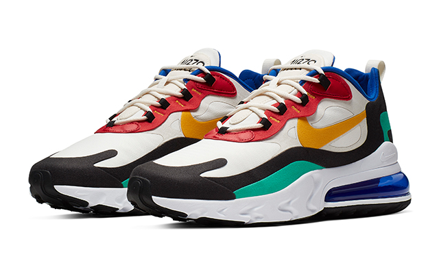 Men Multicolor Nike Air Max 270 React Bauhaus Running Shoes - Shophine