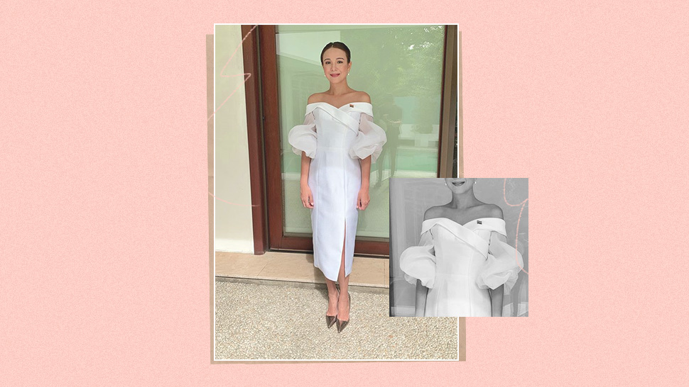 Tootsy Angara Stuns In A Silk White Dress For Sona 2019