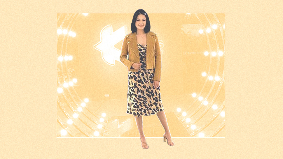 Yam Concepcion Has An Easy Way To Style A Leopard Print Dress