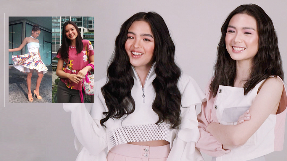 Andrea Brillantes and Francine Diaz Reacting to Their Old OOTDs Is Hilarious