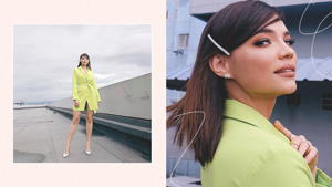 Rhian Ramos Has A Sleek, Chic Way To Wear Neon Yellow