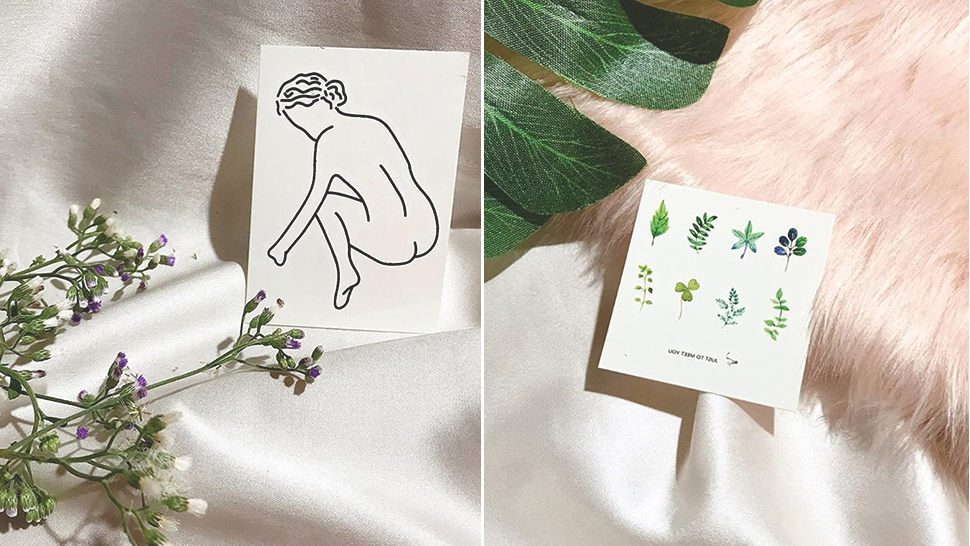 You'll Fall In Love With These Beautiful, Tiny Temporary Tattoos