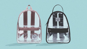 We're Obsessed With Herschel's New Retro-cute Transparent Backpacks