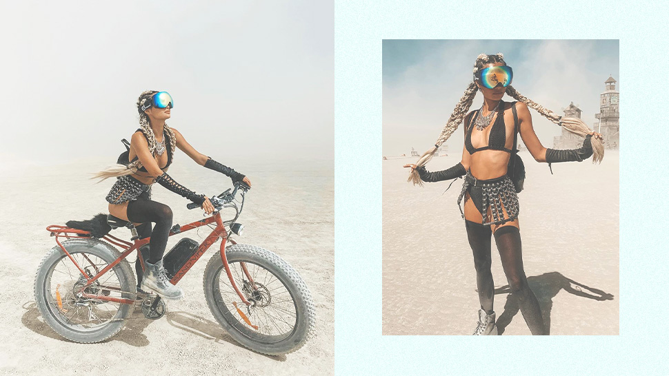 Kelsey Merritt Looks Like a Character from "Mad Max" in This Desert OOTD