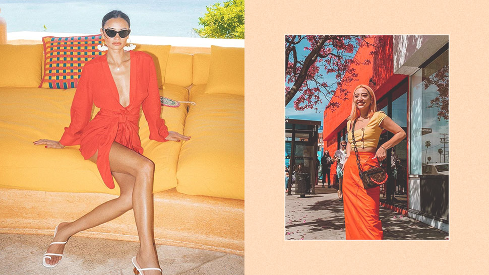 These Stylish Girls Will Convince You To Try The Neon Orange Trend