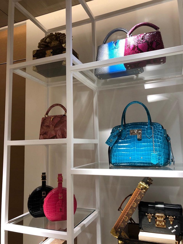 Discover A Rainbow In Louis Vuitton's Ultra Luxurious Exotic Skin Handbags