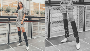 Camille Co Has A Chic, Easy Way To Style Knee-high Leather Boots