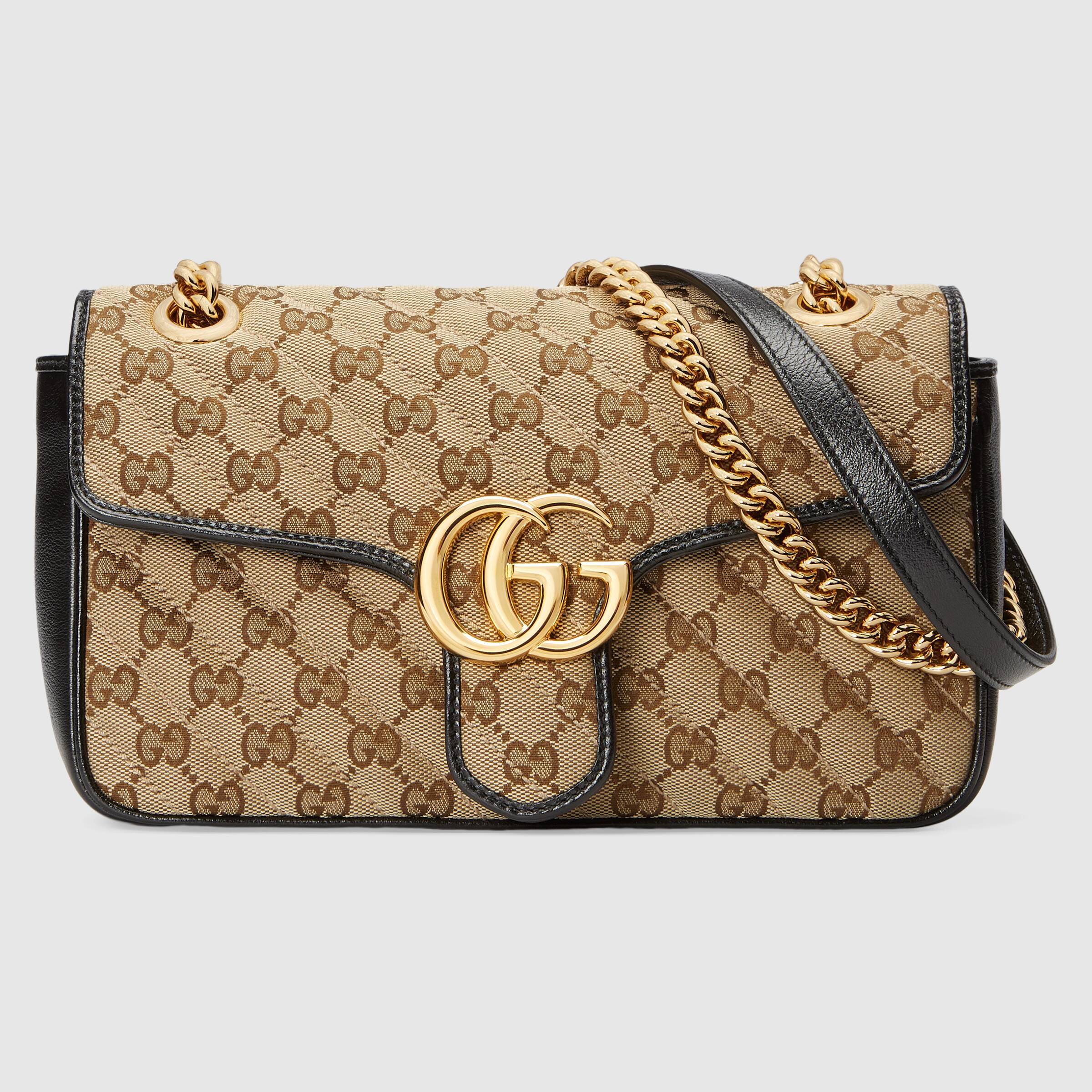 New Gucci Iconic GG Marmont Bag in Monogram Canvas