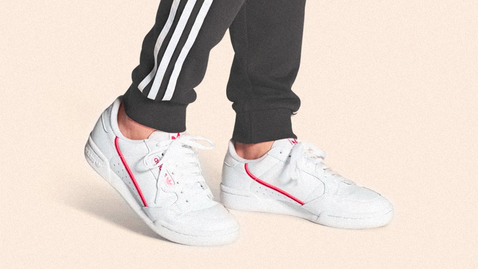This Coral Pink Adidas Continental 80 Sneaker Exists And We Need It Asap
