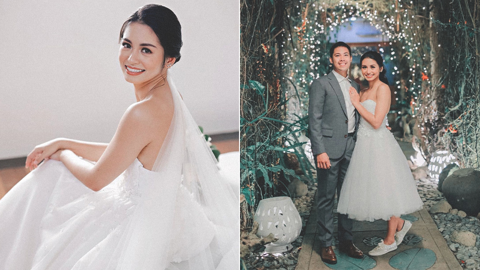 Volleyball Star Denden Lazaro Wore Sneakers to Her Wedding and We're All for It