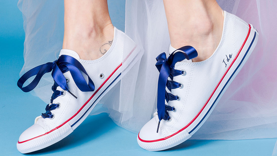Converse Now Offers Personalized Wedding Sneakers For Practical Brides
