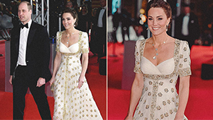 Kate Middleton Makes A Case For Outfit-repeating At This Year's Bafta Awards