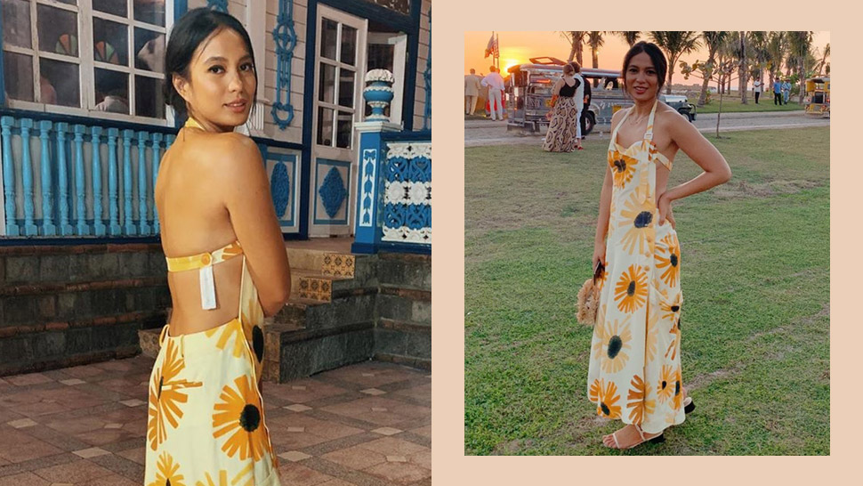 We Found The Exact Floral Dress Isabelle Daza Wore As A Wedding Guest