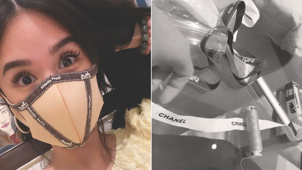 You Have To See Heart Evangelista's Diy "designer" Face Masks Against Covid-19