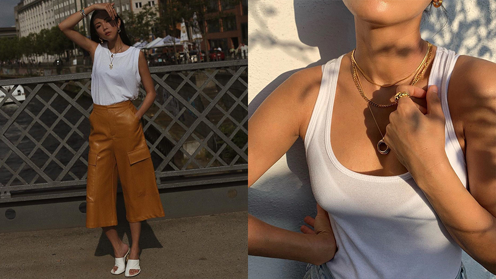 8 Chic White Tank Top OOTDs You Can Wear at Home and on Errands