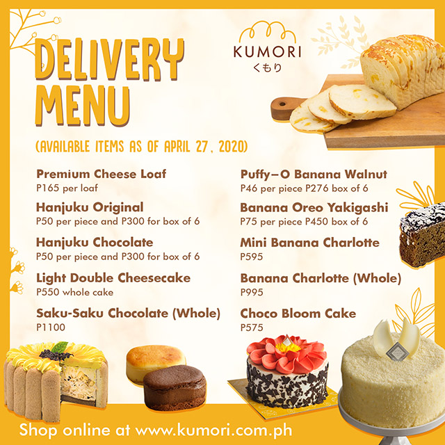 Original Cake menu delivery | Order food online | foodpanda