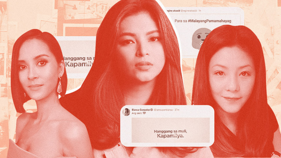 Angel Locsin, Regine Velasquez, Bianca Gonzalez Post About ABS-CBN