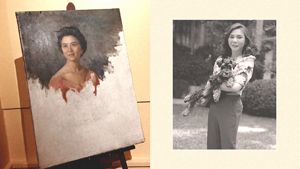 The Lady In Amorsolo’s Unfinished Painting Is Vicki Belo’s Mother