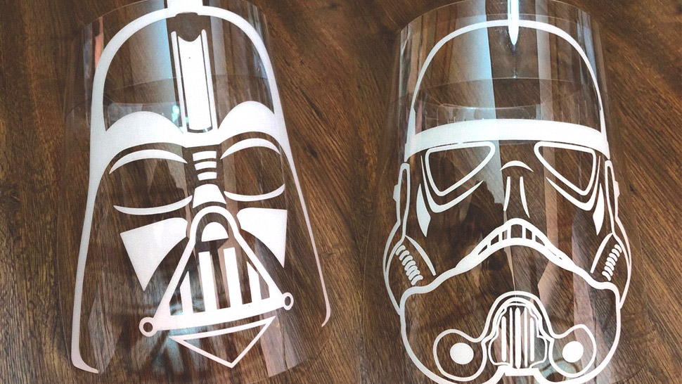 Star Wars-Themed Face Shields Might Be the Coolest Thing You'll See Today