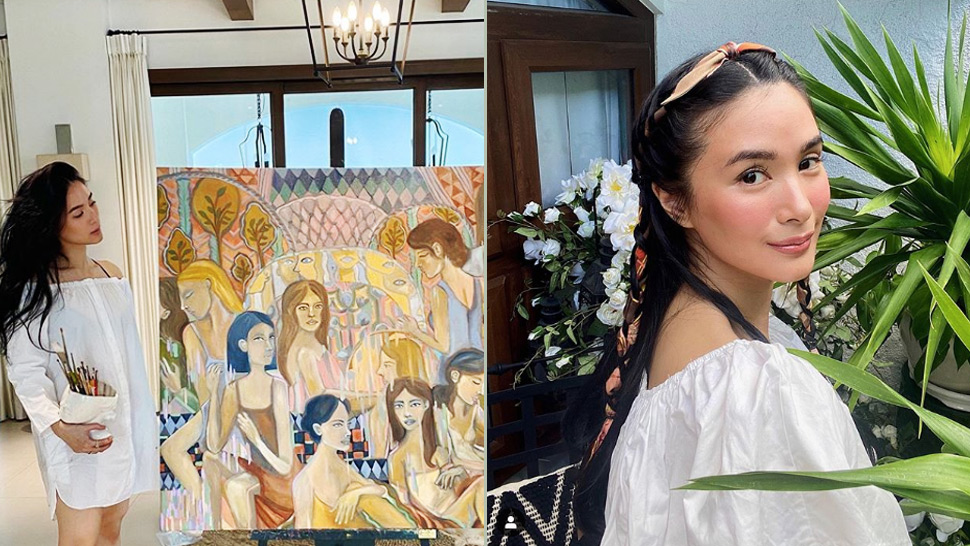 Heart Evangelista Just Sold Her Painting to Buy Tablets for Students in Need