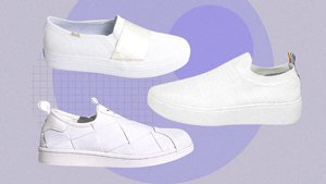 These White Slip-on Sneakers Are Perfect For Casual Days