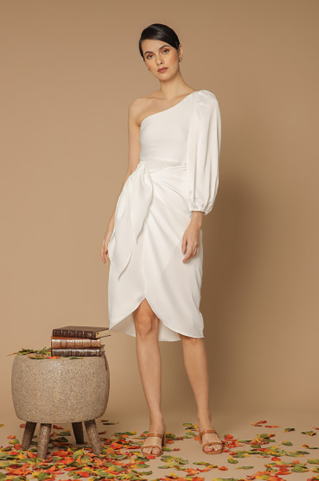 Affordable Elegant White Midi Dresses For The Practical Bride