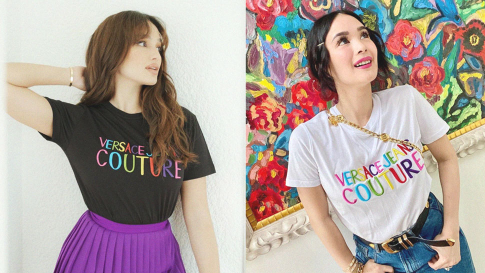 Heart Evangelista And Sarah Lahbati’s Matching Pambahay T-shirt Costs P9,500