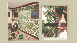 You Have To See How Heart Evangelista Transformed A Bedroom Wall Into A Gorgeous Mural