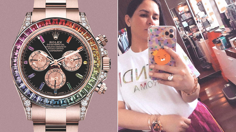 Would You Buy Jinkee Pacquiao's Rolex Rainbow Daytona Watch for P16.3 Million?
