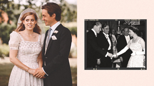 Princess Beatrice Got Married In An Upcycled Gown Borrowed From The Queen