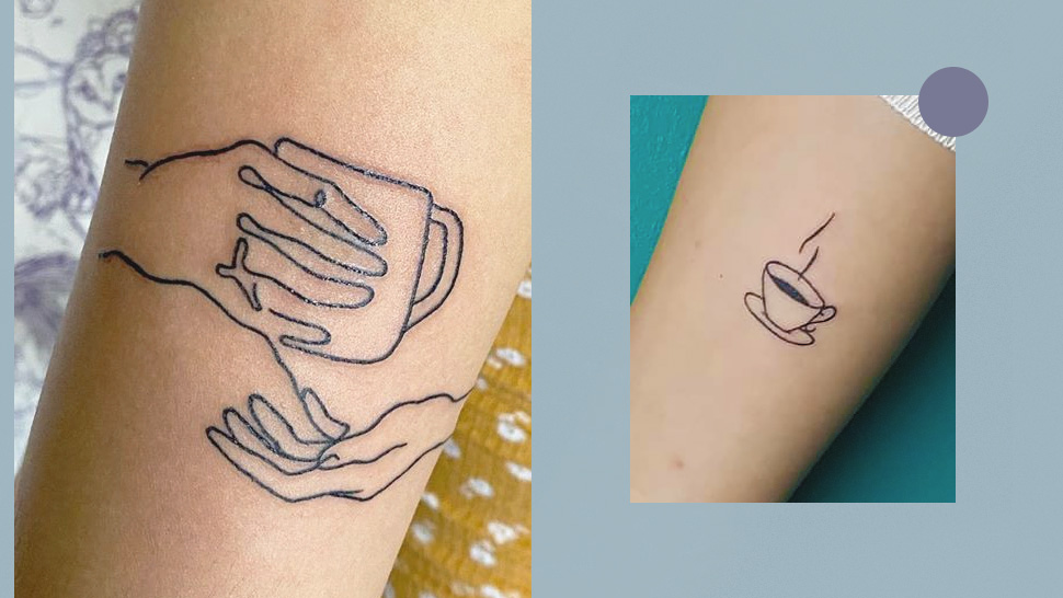 10 Minimalist Tattoos to Get If You Live for Coffee