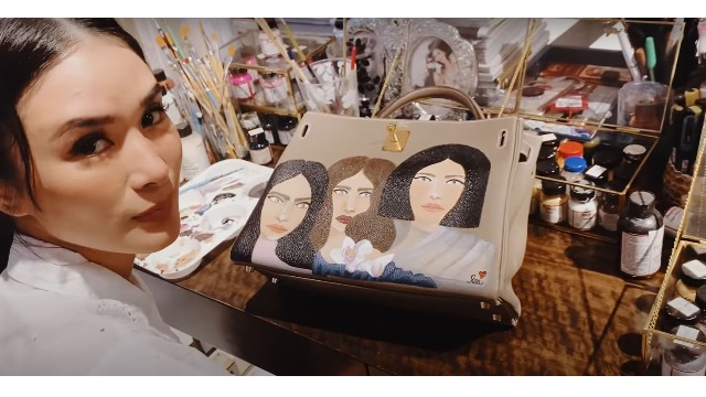 Thanks to a food stain, Heart Evangelista has a thriving career as a painter–of  Birkin bags - PressReader
