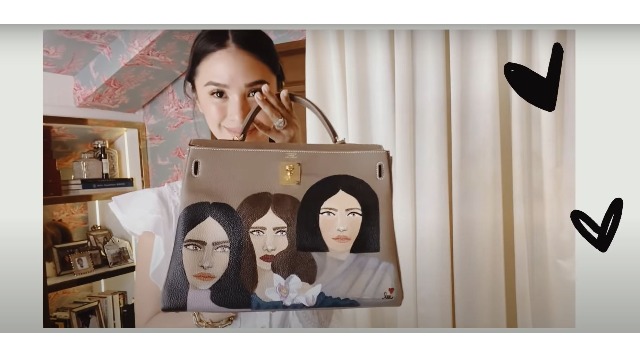 Thanks to a food stain, Heart Evangelista has a thriving career as a  painter–of Birkin bags - PressReader