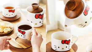 This Adorable Tea Set Is Purr-fect For Hello Kitty Fans