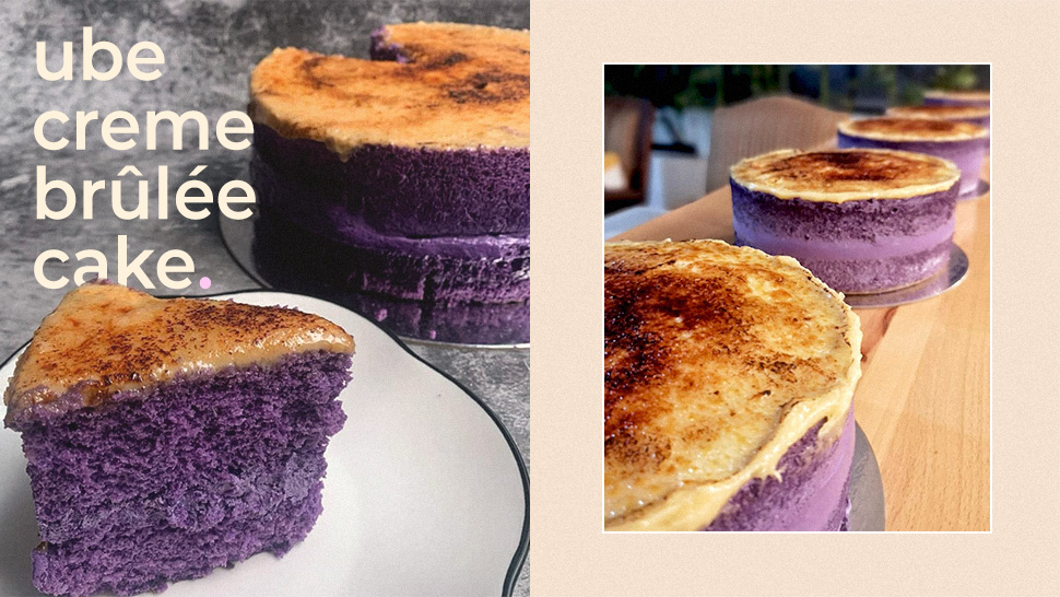 This Ube + Creme Brulee Cake Is What You Deserve After a Stressful Day