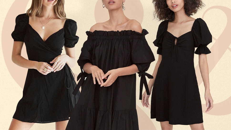 15 Comfy, Laidback Little Black Dresses That Are Made for Lounging