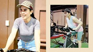 In Case You Haven't Noticed, Jinkee Pacquiao Has Been Working Out In Gucci Baseball Caps