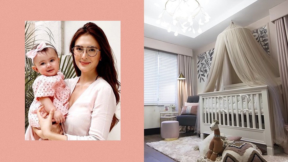 Sofia Andres' Daughter Zoe Has a Dreamy Blush-Themed Nursery