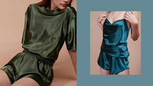These Silk Loungewear Sets Are Perfect For Your Online Holiday Parties