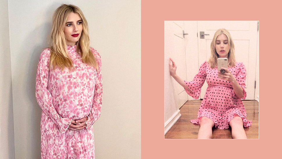 9 Stylish Pregnancy Outfits We've Spotted On Emma Roberts