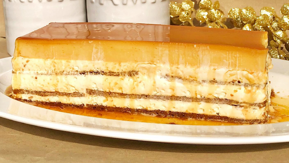 This Dessert Is What It's Like When Leche Flan And Graham Cake Come Together