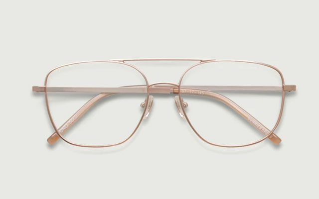 sunnies specs bruno eyeglass frames in gold