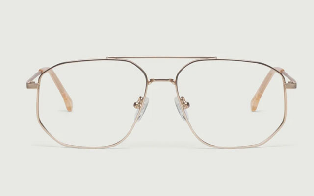 sunnies specs franz eyeglass frames in tinsel